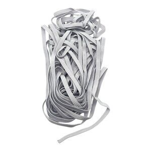 Gray Elastic Bands For Sewing Craft Work TPU Stretchy Durable Material 2 Packs